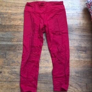 super cute red leggings